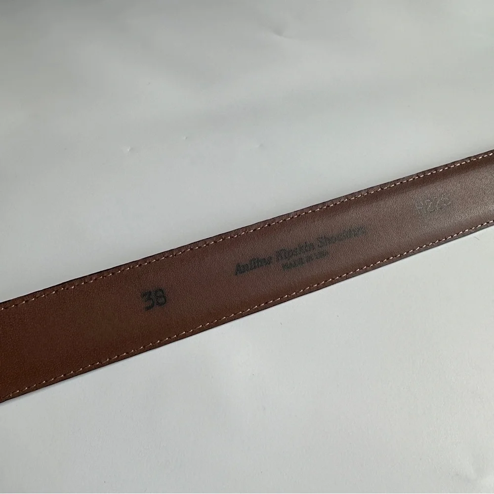 Harold’s Men’s Vintage Rich Brown Genuine Leather Belt 38”